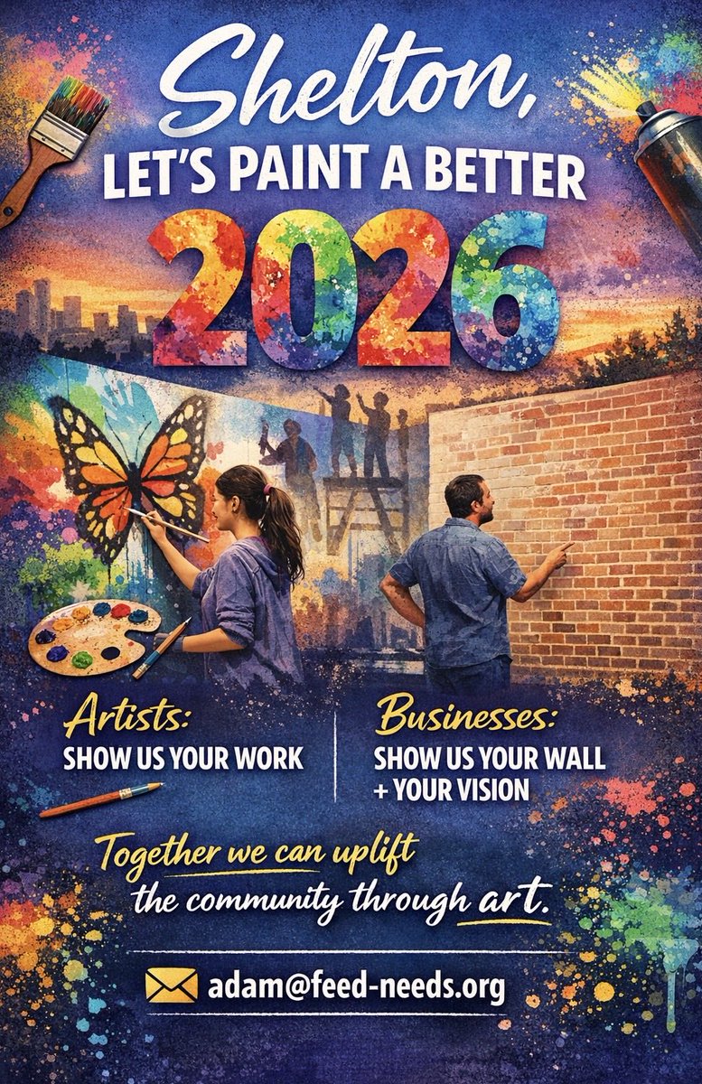 FEEDNEEDS47's tweet photo. 2026, FEED NEEDS is launching new mural + public art opportunities to uplift our community—supported in part by a grant from ArtsWA (Washington State Arts Commission).
Artists: drop your portfolio + mural ideas
📩 DM us or email: adam@feed-needs.org https://t.co/ZFntka0Men