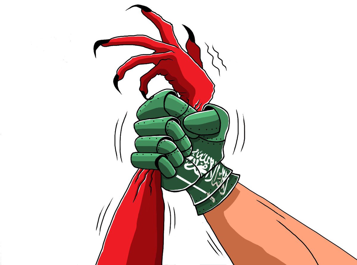 اليد اللي تحاول زعزعة أمن واستقرار حدود وطنا الطاهر (نبترها)👌
.
#أمن_السعودية_خط_أحمر