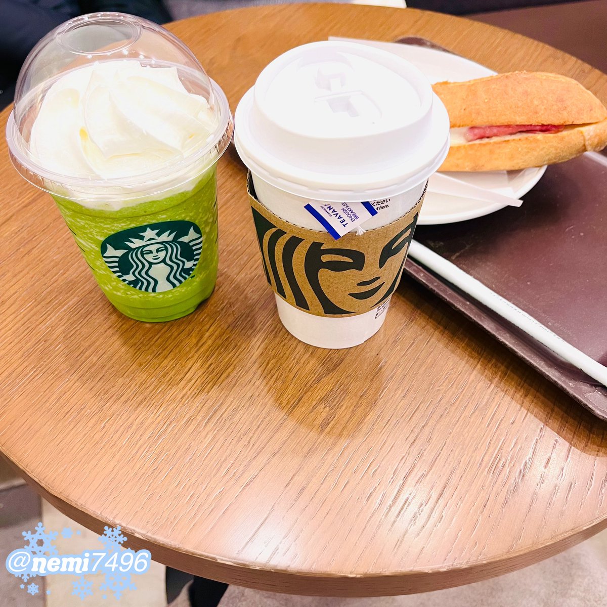 抹茶クリームフラペチーノ