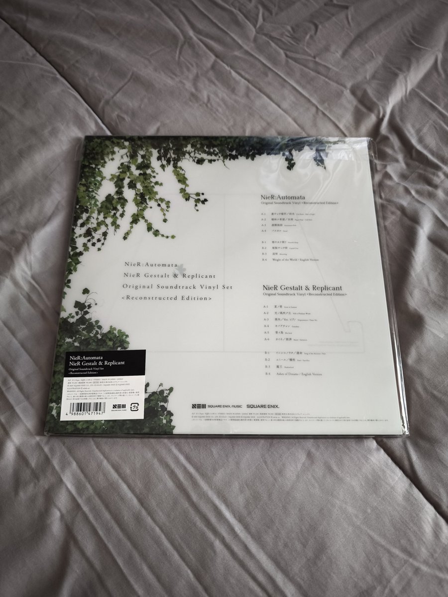 JoeCapri's tweet photo. NieR:Automata
NieR Gestalt &amp; Replicant
Translucent Clear Vinyl Set 
< Reconstructed Edition > https://t.co/2UJoe4vTcd