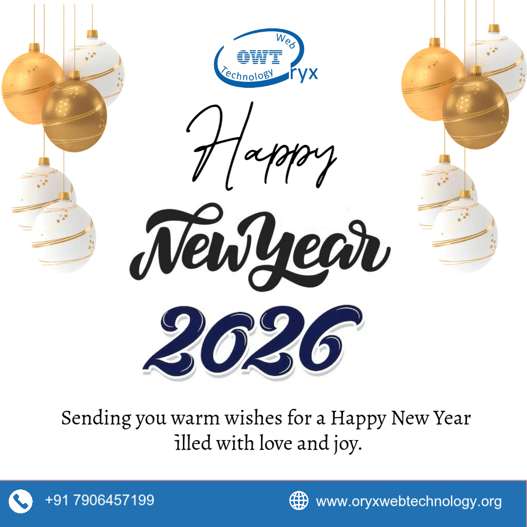 OryxWebTech's tweet photo. Happy New Year! May this year be full of good health, happiness, and unforgettable moments. #HappyNewYear #NewYear #NewBeginnings #NewYearVibes #NewYear2026 #CheersTo2026  #NewYearResolutions #NewYearCelebration #PositiveVibes #CelebrateNewYear
Visit: https://t.co/W4MIMwqg6k https://t.co/GJByES41Rw