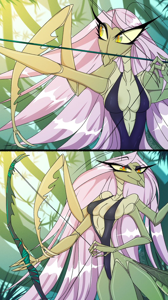Lianora Mantis
Arachna-mantis
#monsterslovers #arachna #mantis #anthro #myart