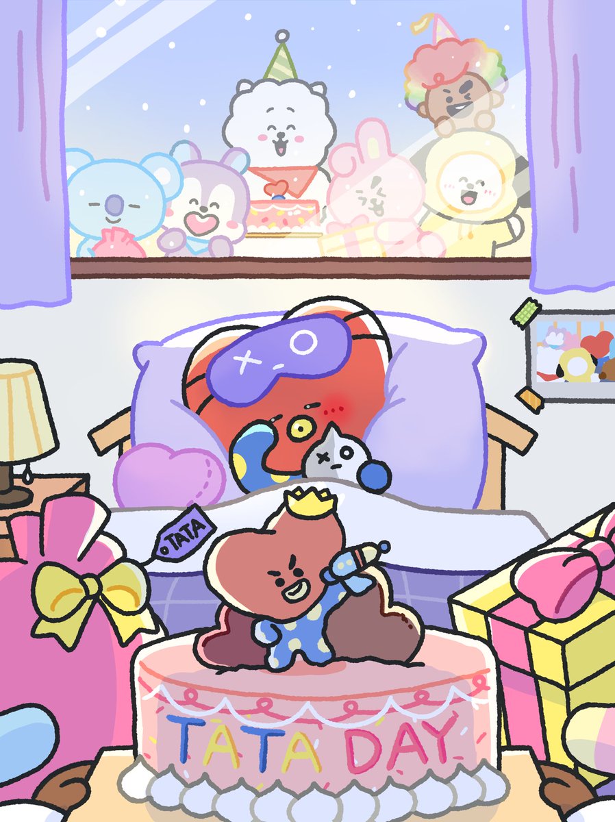 TATA, ready to be surprised? 🤭🎂🎉 TATA、驚く準備はできてる