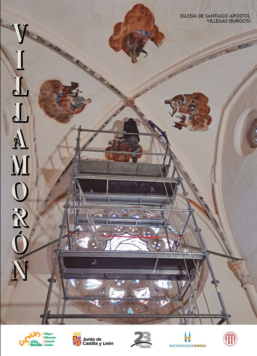 AVillamoron's tweet image. Tras un año de #obras en la #Catedraldelpáramo queremos recordarlo con esta imagen para el #calendario de 2026, confiando en que continúen y podamos lograr la adecuación del #ábside mayor y la #restauración de su #retablo, último hito de un #proyecto de largo recorrido. #FelizAño
