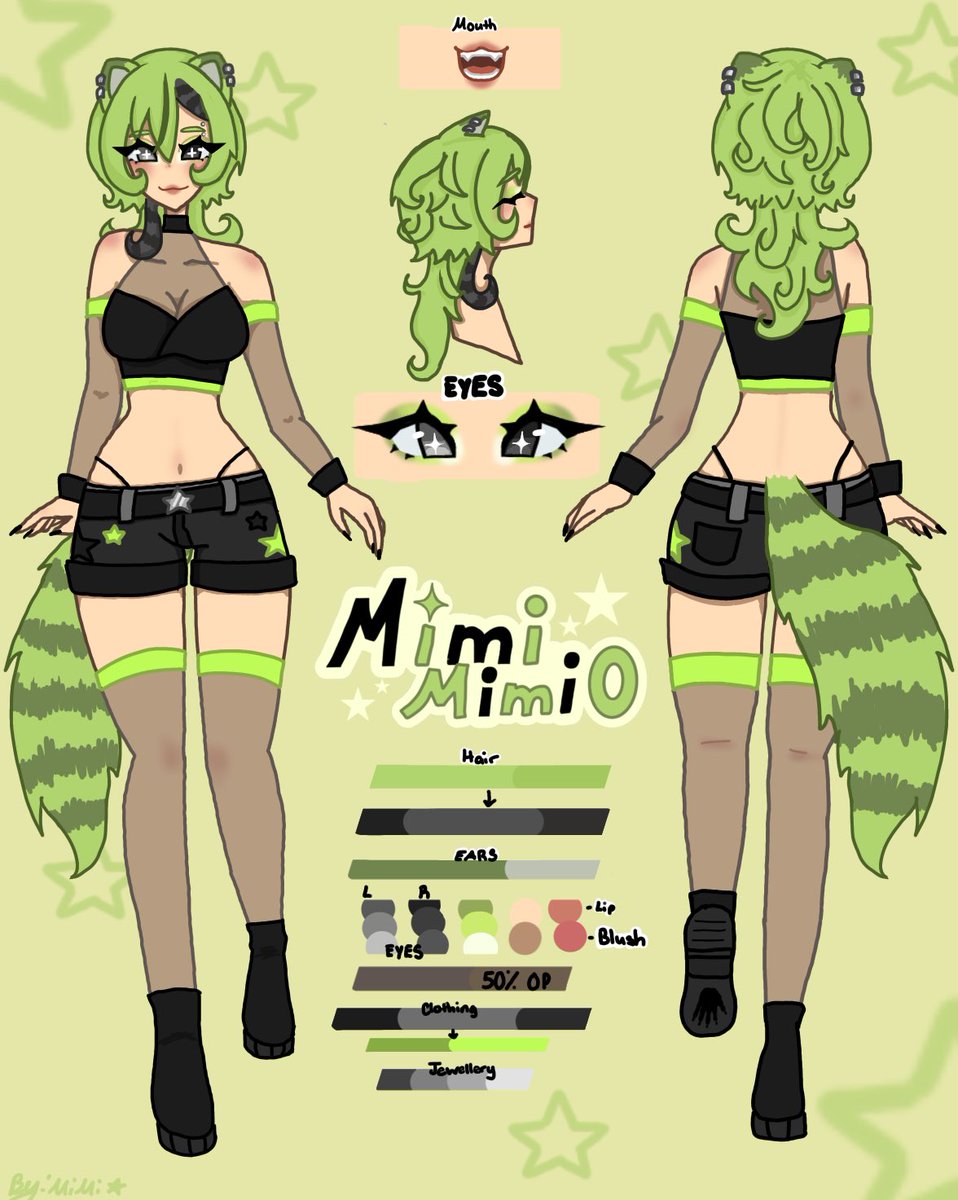 Mimi💚🦝Vtuber tweet media