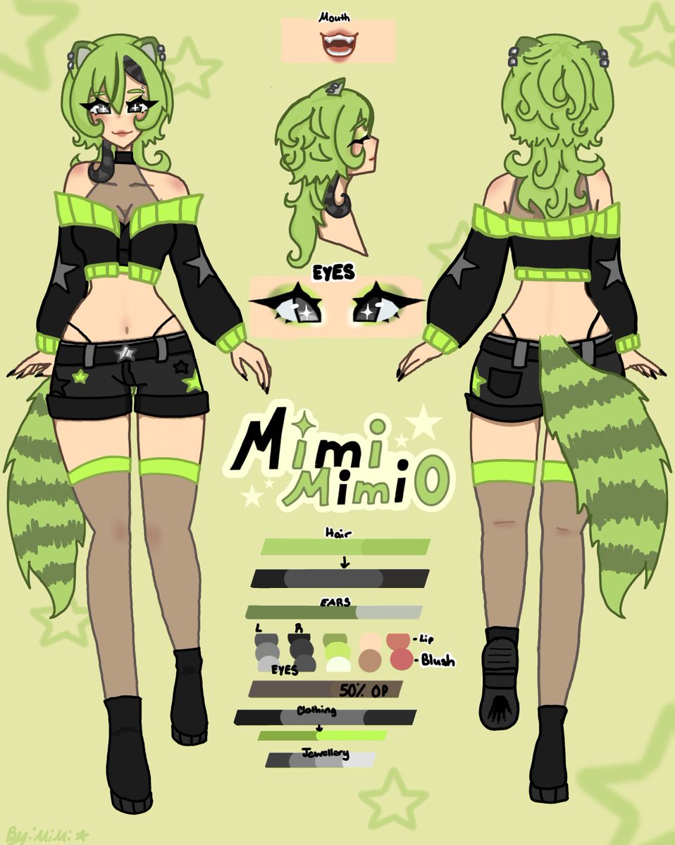 Mimi💚🦝Vtuber tweet media
