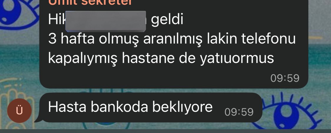 protez kliniğinin dram seviyesi