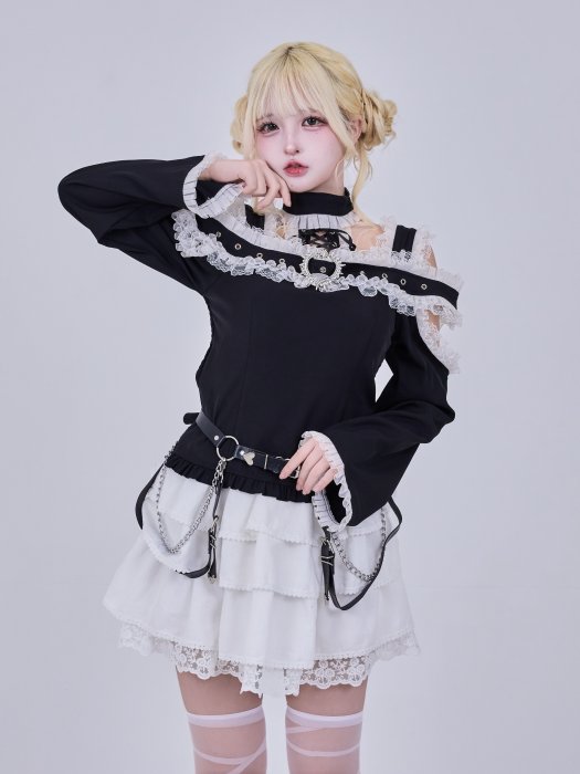 QOOZA IMVAL オフショルダードレス QOOZA IMVAL オフショルダードレス