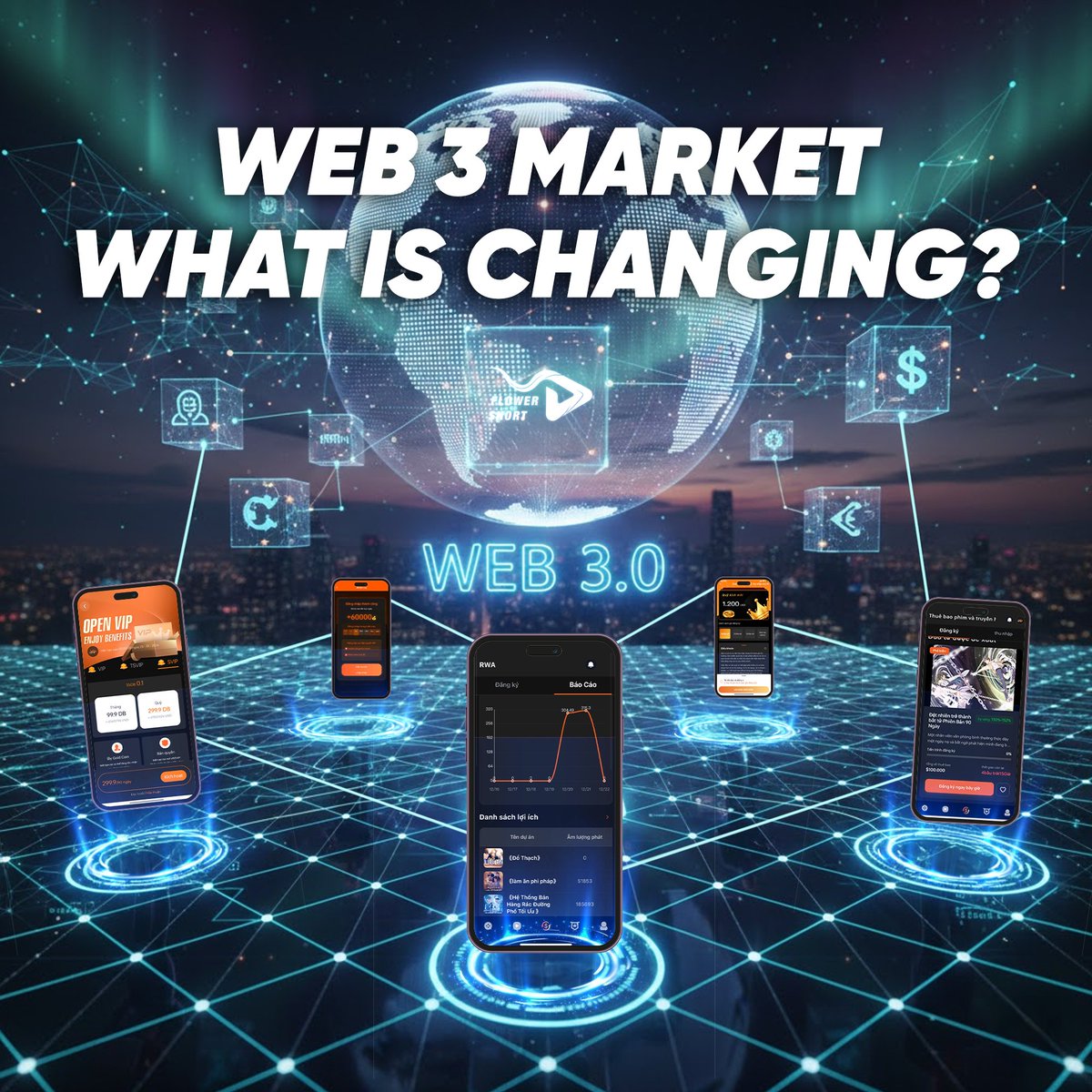 FlowerShort_'s tweet photo. What Is Changing in the Web3 Market? 🌐
Web3 is no longer centered solely on token trading.
The market is shifting toward activity-backed value.
Content, real users, and usage data are becoming the core.
#Web3 #FlowerShort https://t.co/honBT8va8N