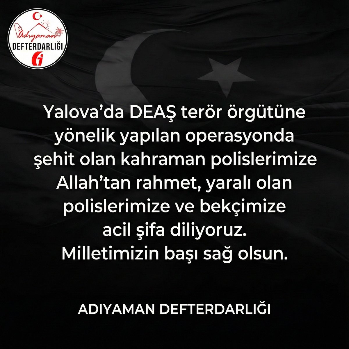 Milletimizin başı sağ olsun.