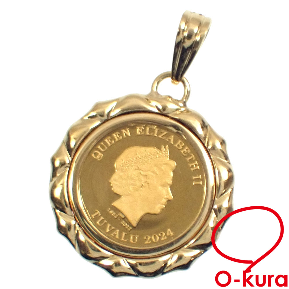 ✨販売開始✨ K18YG枠/K24YG ゴールドコイン ペンダントトップ O-kuraOnlineでのご購入はこちら  https://t.co/aSMAcIziTd 楽天市場店でのご購入はこちら https://t.co/Tv0s6lo7sx #金貨 #ツバルホース