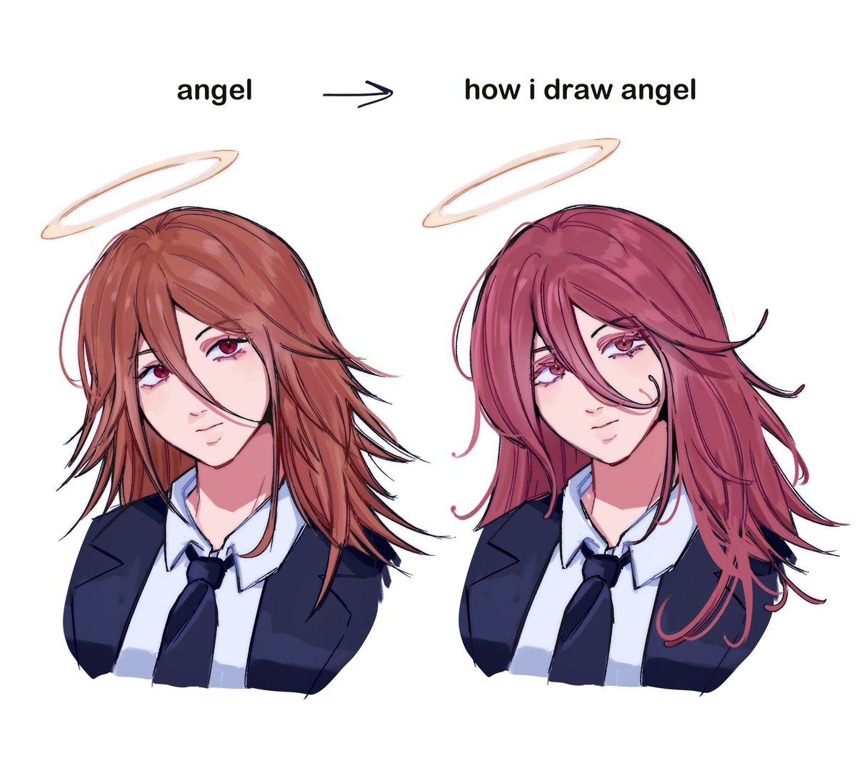 im_vess's tweet image. mr angel devil chainsaw man is pink to me….