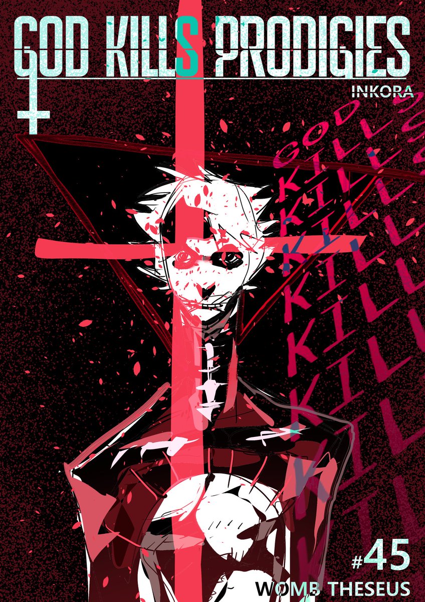Inkora_Art's tweet image. Made a fake God Kills Prodigies Manga cover (logo by
@owmybonez)