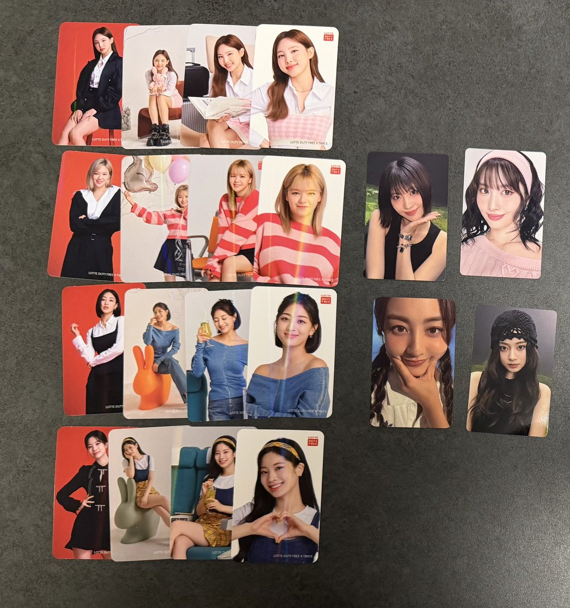TWICE トレカ 買取 【譲】画像のもの ナヨン、ジョンヨン、モモ