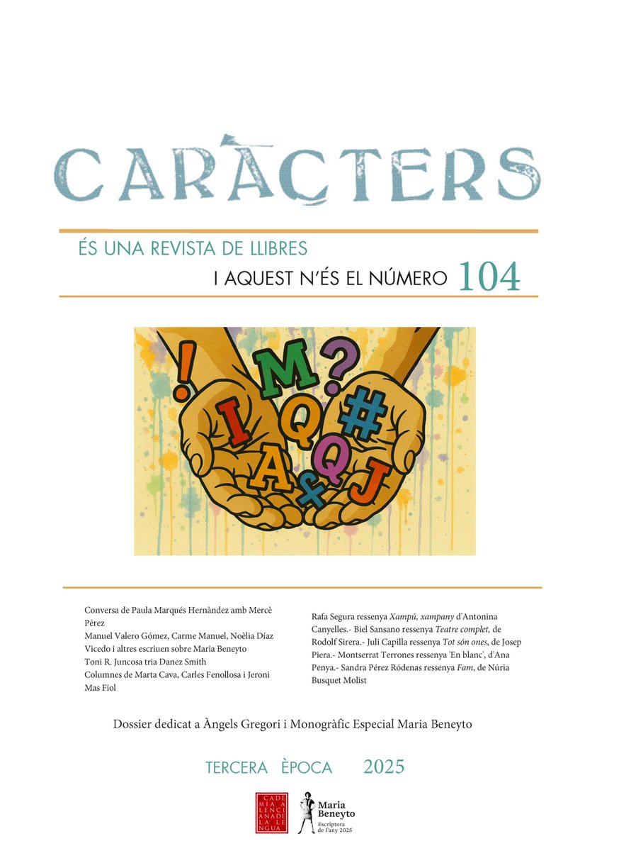 Revista Caràcters tweet media