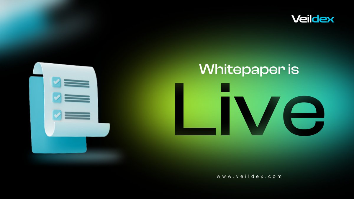Veil_Dex's tweet image. 📢 The VeilDex Whitepaper is LIVE!

A new standard for decentralized trading—built with scalability and privacy at its core, alongside @COTInetwork    

🔗Read now: veildex.com/whitepaper

#Veildex #COTI