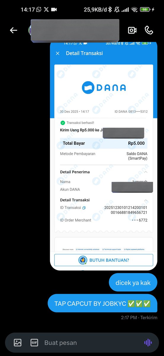 jobkyc's tweet photo. TESTI CAPCUT ✅✅✅ https://t.co/Ht3YVeOjqe