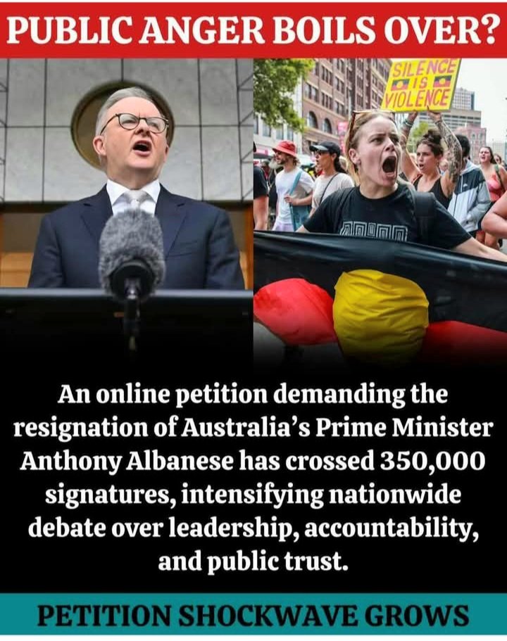 Be counted as part of the million Sign this: Call for resignation of Prime Minister Anthony Albanese -  c.org/d6sPnWtxZh via <a href="/ChangeAUS/">Change.org Australia</a>