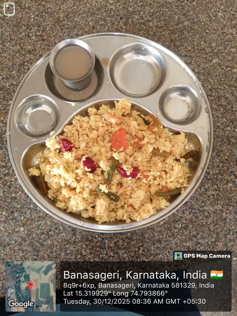 261mdrs's tweet photo. Morning Breakfast  #SocialAudit_SWDMeals #SocialWelfare_Karnataka https://t.co/9zmqWaABvA