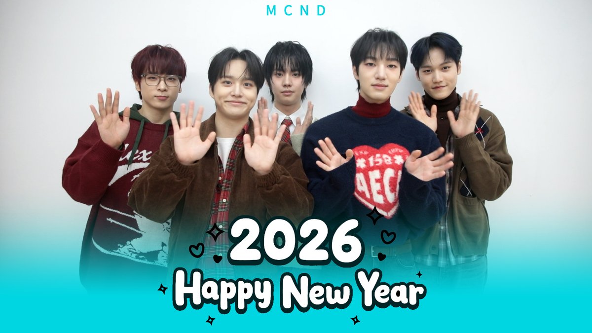 [🎬] MCND(엠씨엔디) | 2026년 새해 인사(Happy New Year 2026)

🔗 youtu.be/Ugt9yxjVKBo 

#MCND #엠씨엔디