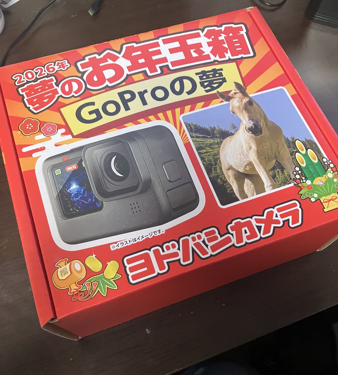 goproの夢 ヨドバシ 新古品 Yodobashi New Year's Lucky Bag 2024] GoPro 10 Dreams were worth XX