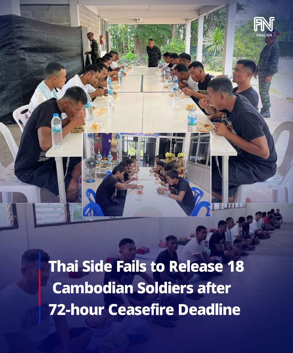 The Thai military has not released the 18 detained Cambodian soldiers, even after the 72-hour ceasefire period expired at 12:00 p.m. on Tuesday (Dec. 30).

In joint statement of the 3rd Special General Border Committee (GBC) Meeting dated 27 December 2025, in the spirit of the