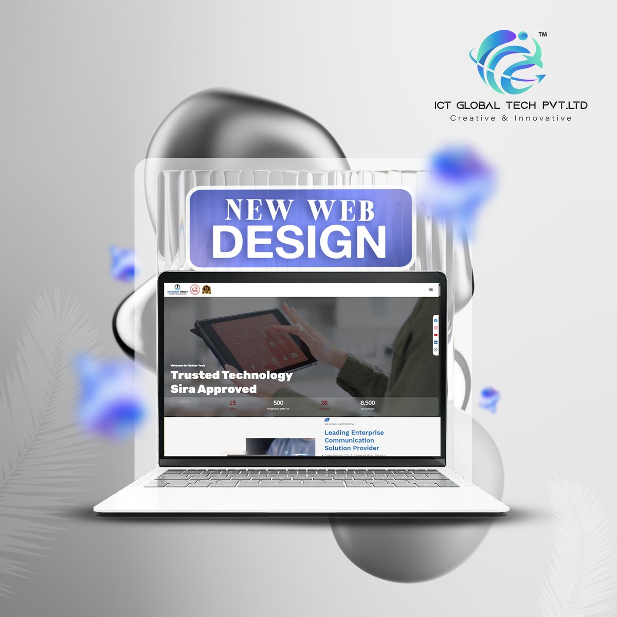Our new website design for 'MASTER TECH' is now LIVE ✨
👉 Take a look - mastertechuae.ae

#WebDesign #WebDevelopment #DigitalExperience #ICTGlobalTech