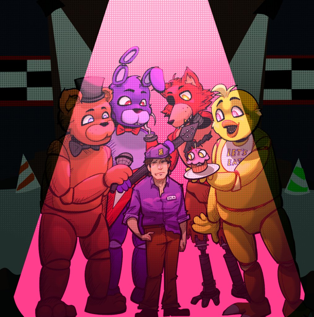 After liking fnaf for so long, you'd think I'd have drawn it before #FNAF