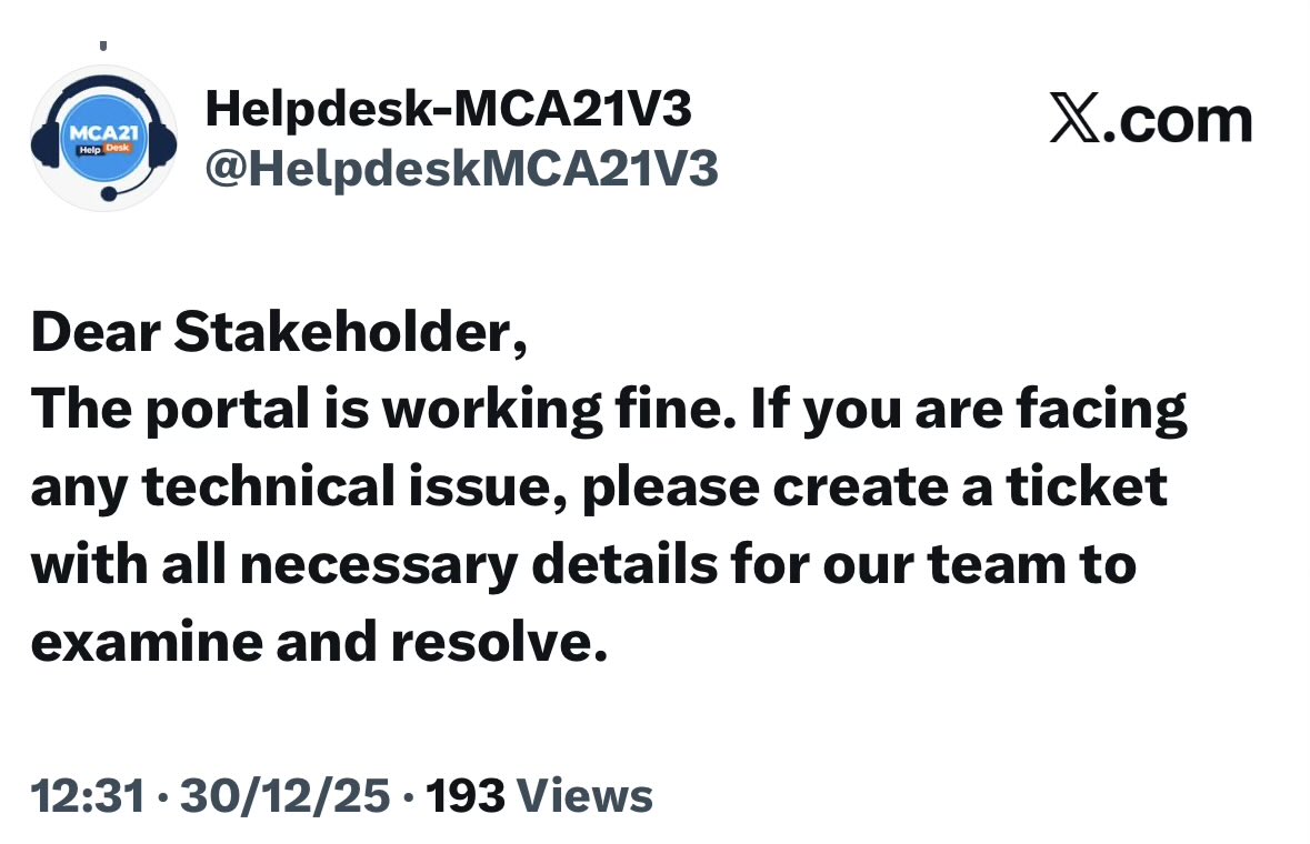 If audacity had standards… 
this would be topping it to bottom..!

#MCA21 #MCA #mcaextension #ROC #CSTwitter