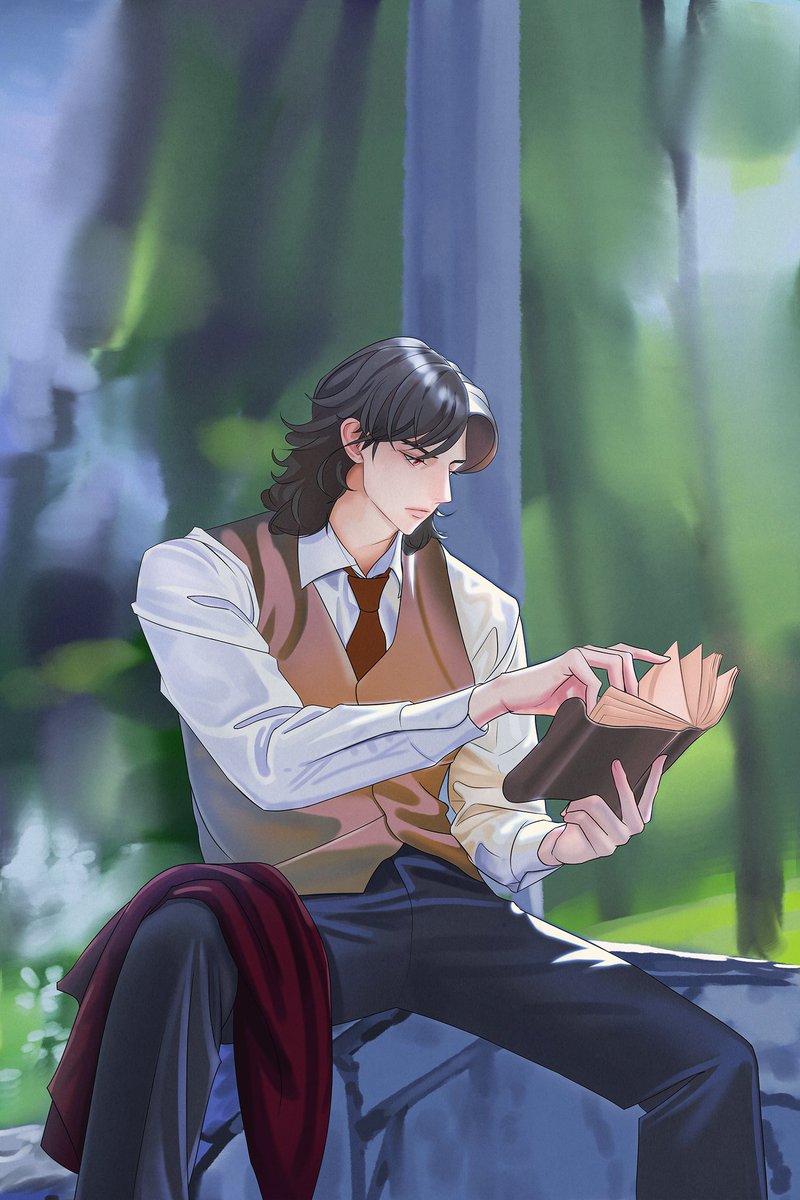 응용 모작_책 보는📖
#study