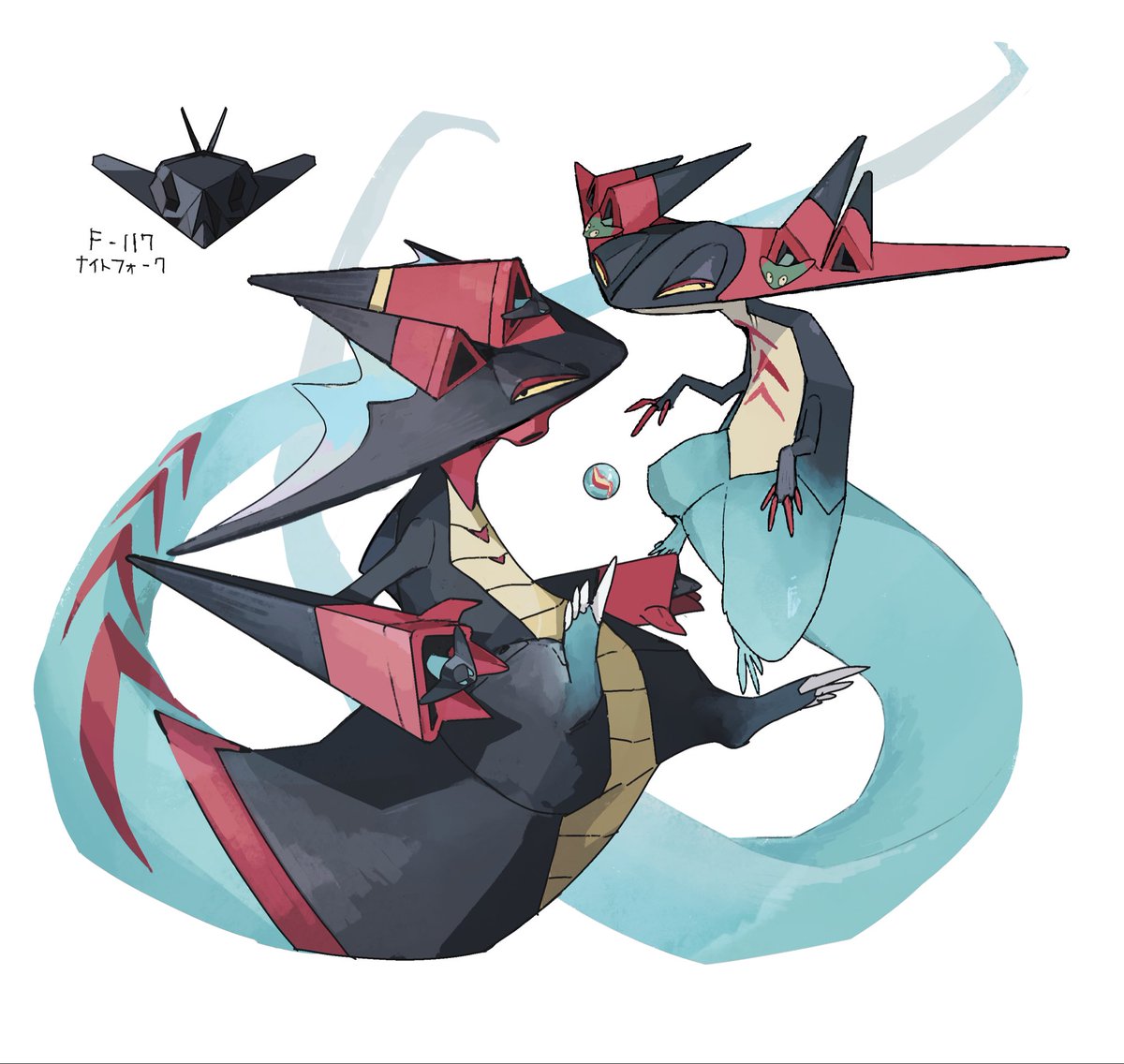 siosionagasu_'s tweet image. ドラパルトのメガシンカ一生待ってる