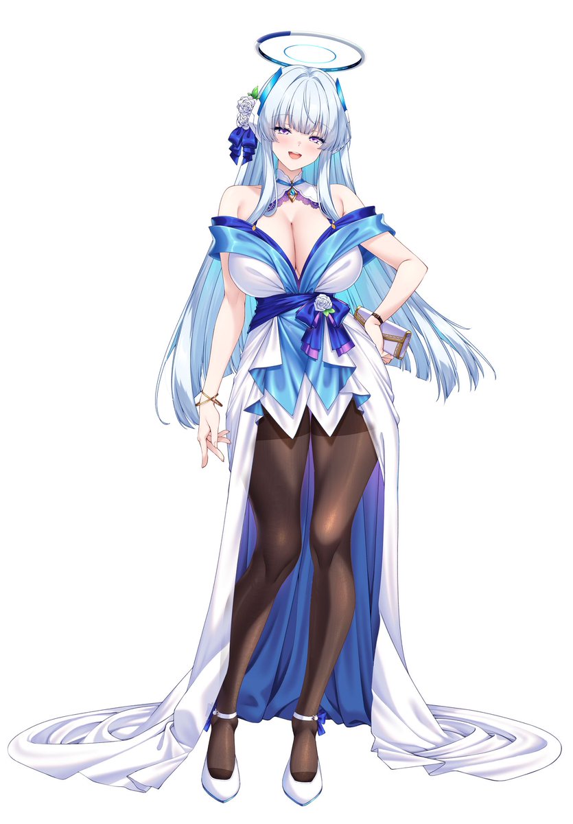 「先生、私たちの姿を見てどうして呆然としてるんですか〜?♥」

本当はコミケに持っていくアクリルスタンドにする予定だったけど、
当選しなかったから、また今度のお楽しみかな…。

 #ブルアカ 