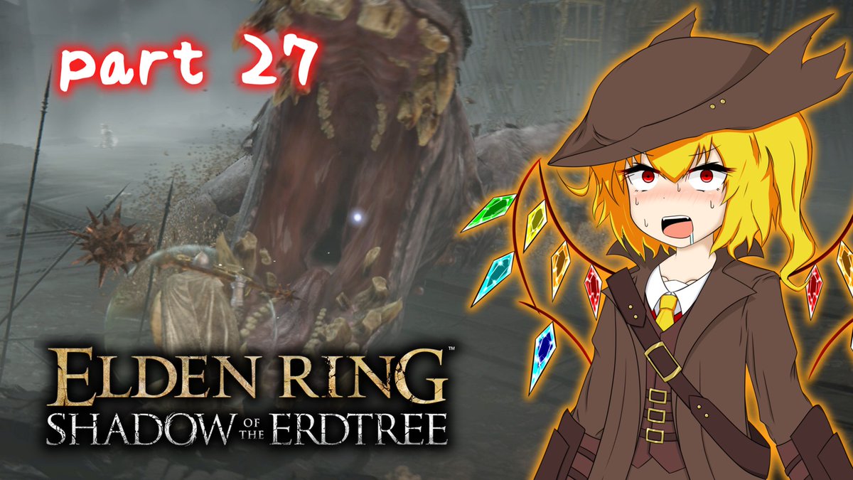 youtu.be/nGw8Bm0HMoM
突然のカバ（おそらくハリネズミ）:D
#ELDENRING #EldenRingShadowoftheErdtree #エルデンリングDLC #ゆっくり実況