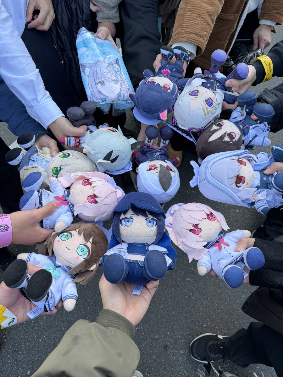 daikonnonimono's tweet image. 冬コミでこれまでで最大規模のエンカ！！！！
ぬいいっぱいで幸せ！！！！