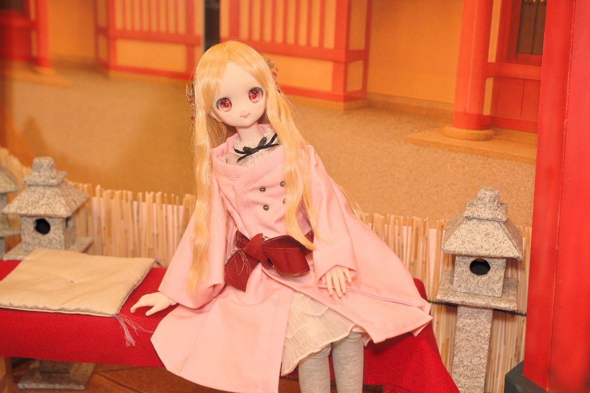 #満月だから望月聖
新年だから和風の衣装で！
PRIDEOPERAさん <a href="/prideopera/">🄿🅁🄸🄳🄴🄾🄿🄴🅁🄰︎︎︎︎☾NEXT➡i•doll名古屋2月</a> のキモノトレンチ。
オーバーサイズ（DD用の服をDDPに着せている）ですがかわいく着せてあげることができました。

#デレマスドール部 #望月聖