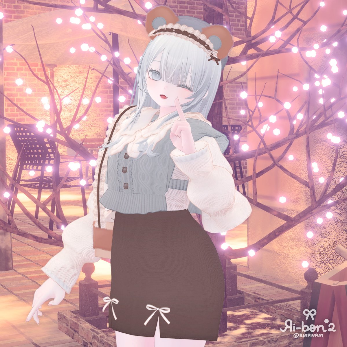 ももらんちゃん 対応アバター追加のお知らせ🩵 ／ BOOTHにて発売中の衣装に ももらん