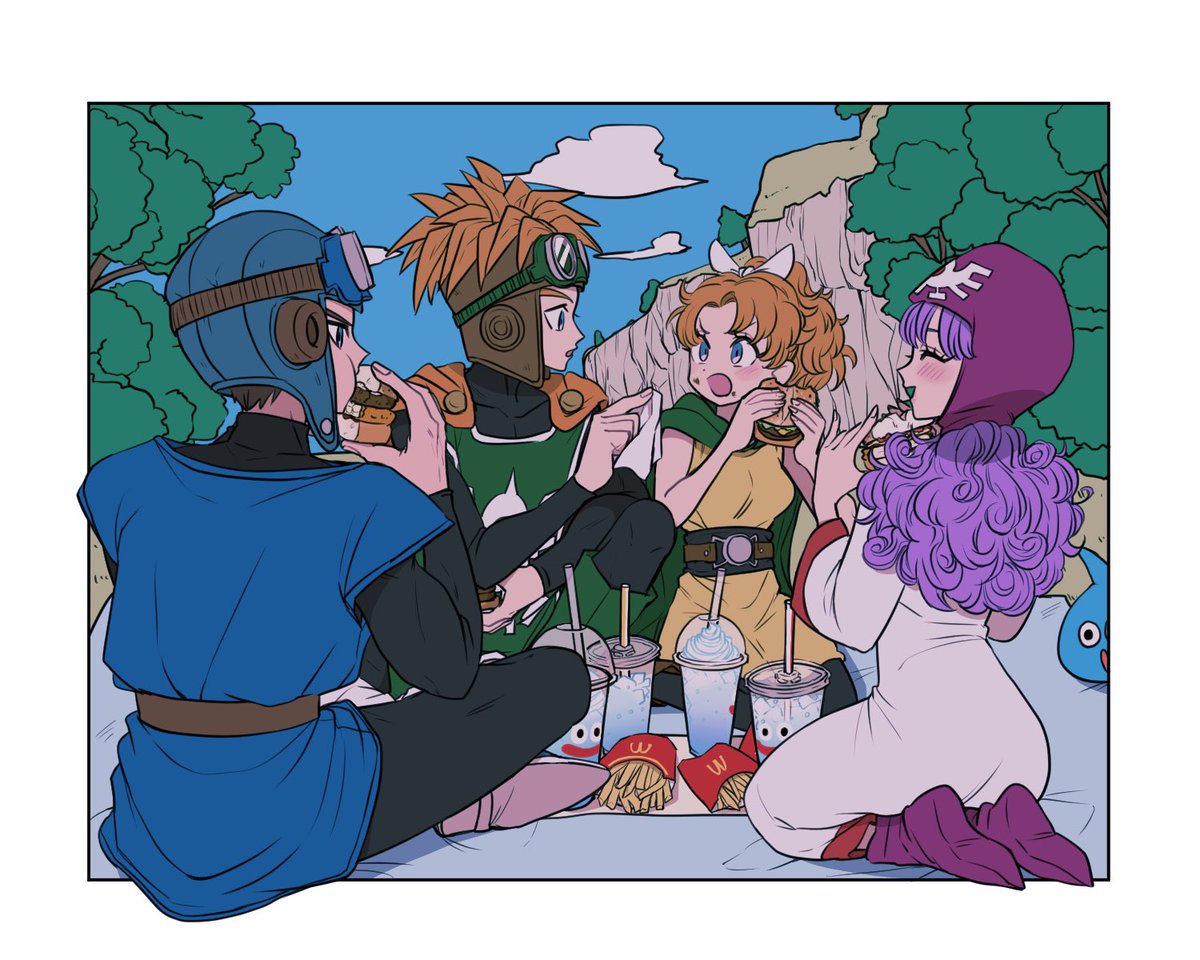 dq_yukiyuki's tweet image. ドラクエいっぱい描けて楽しい年でした！！
 #2025年自分が選ぶ今年の4枚