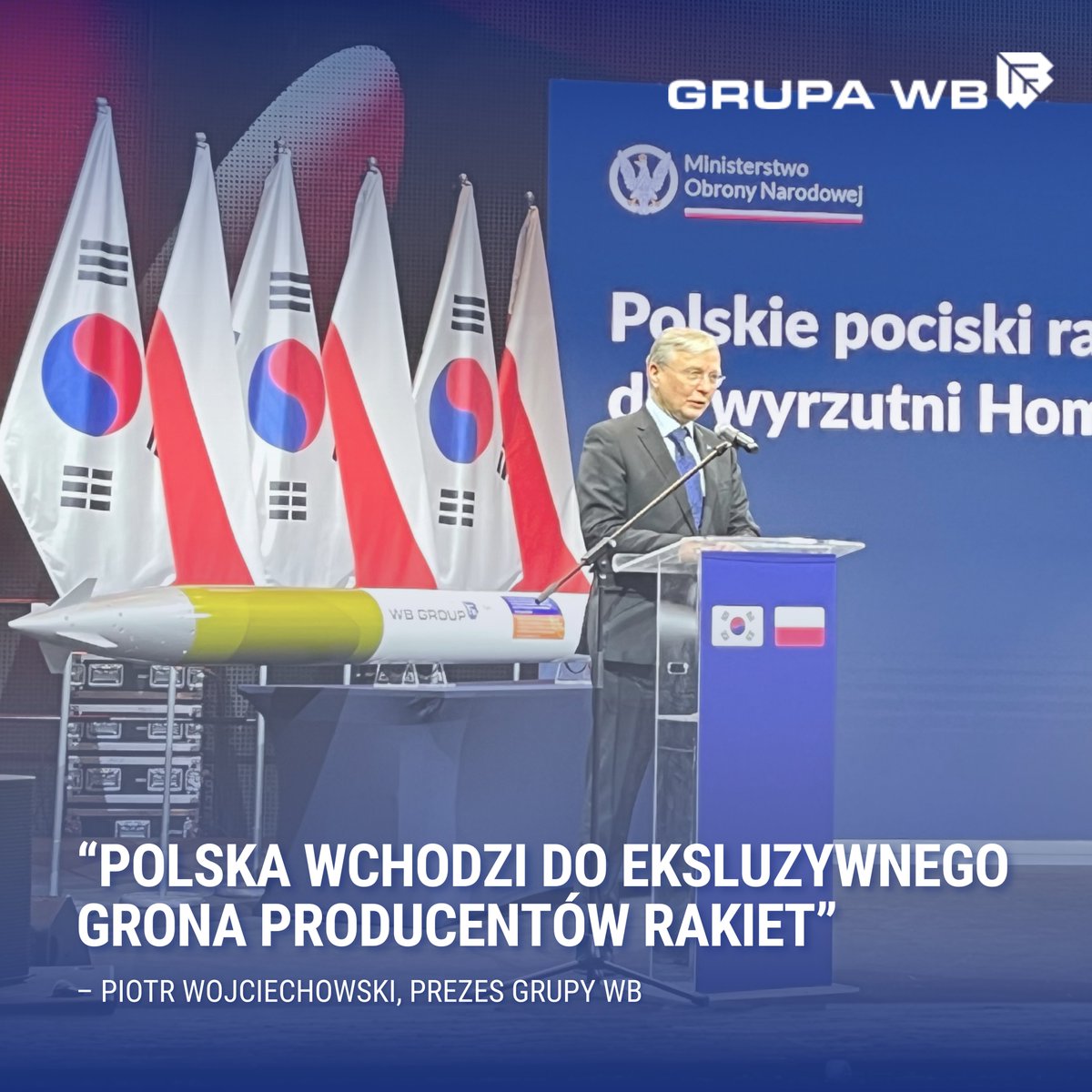 WBGroup_PL's tweet image. "Polskie wojsko otrzyma tysiące pocisków rakietowych do wyrzutni #Homar-K; po raz pierwszy ta precyzyjna amunicja będzie produkowana w Polsce. Umowa wykonawcza między konsorcjum zawiązanym przez @WBGroup_PL i firmę @HanwhaEurope a @AgencjaUzbr.ojenia została podpisana w