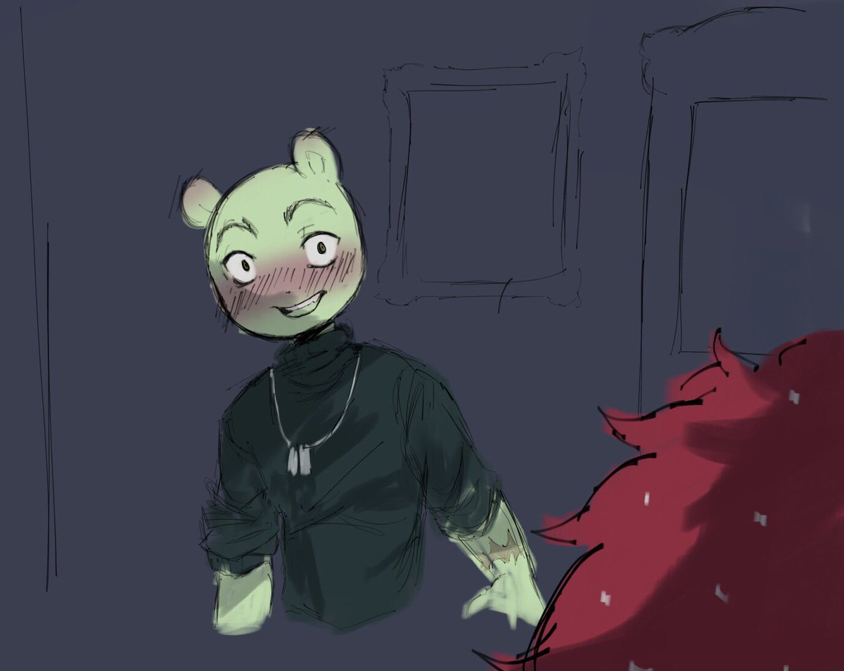 @lighlalobaeriza I love, love love the stocking and that fluff omg its so cute!!! i just had to draw it!🩷