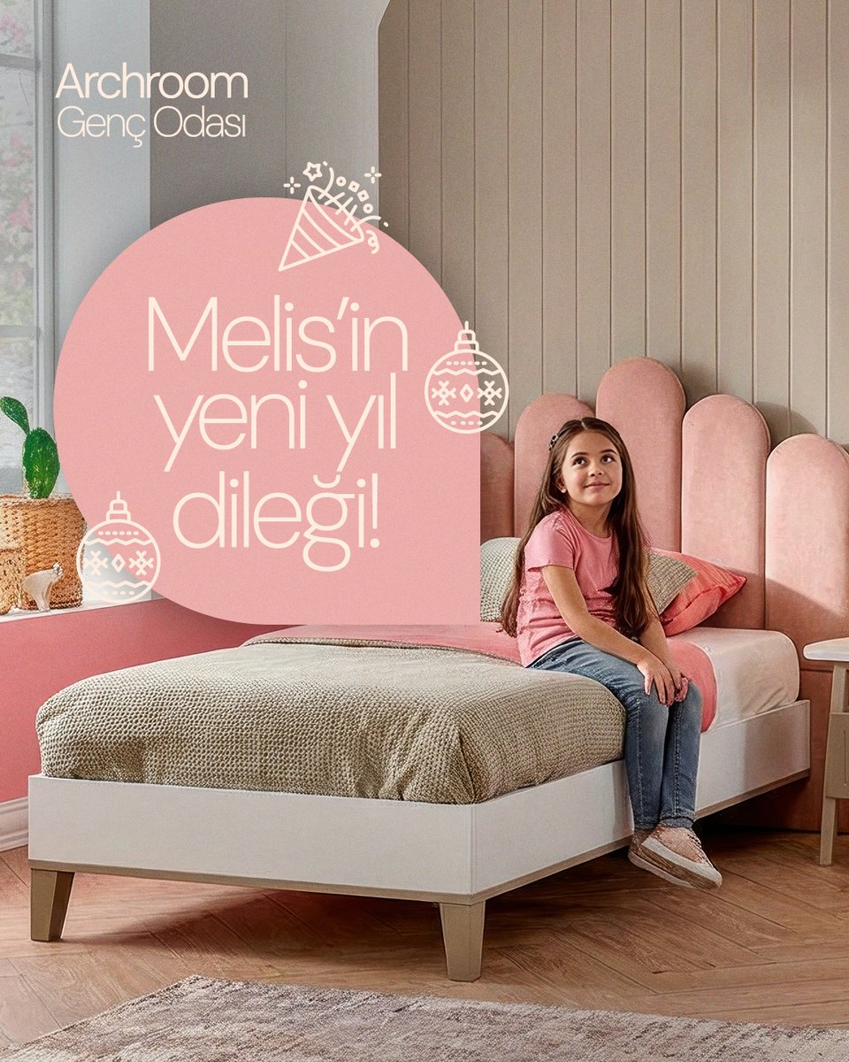 alfemo's tweet image. Melis’in dileği sadece bir hayal değil. 💖 Yeni yılda da ulaşılabilir ve eğlenceli genç odası çözümleri Alfemo’da!

#alfemo #archroom #gençodası