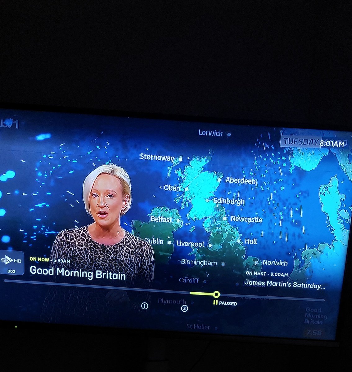 The big frozen blue blob at the top of the picture is Scotland. 
Scotland generally pays the highest energy standing charges in the UK. 
Energy rich, we're being ripped off