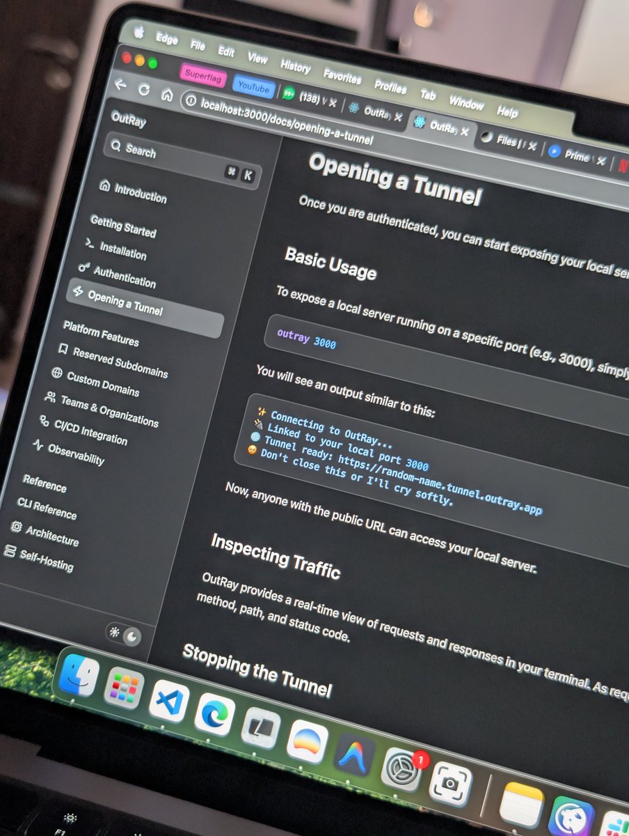 akinkunmi's tweet image. Working on OutRay docs.