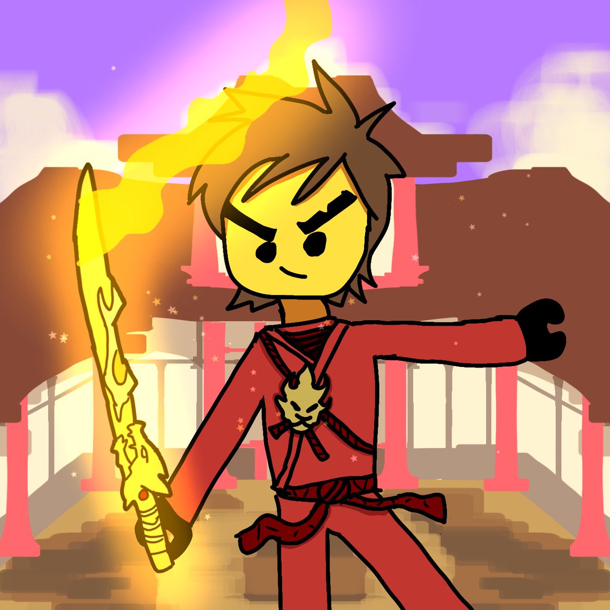 My art of the og 4 ninja from ninjago