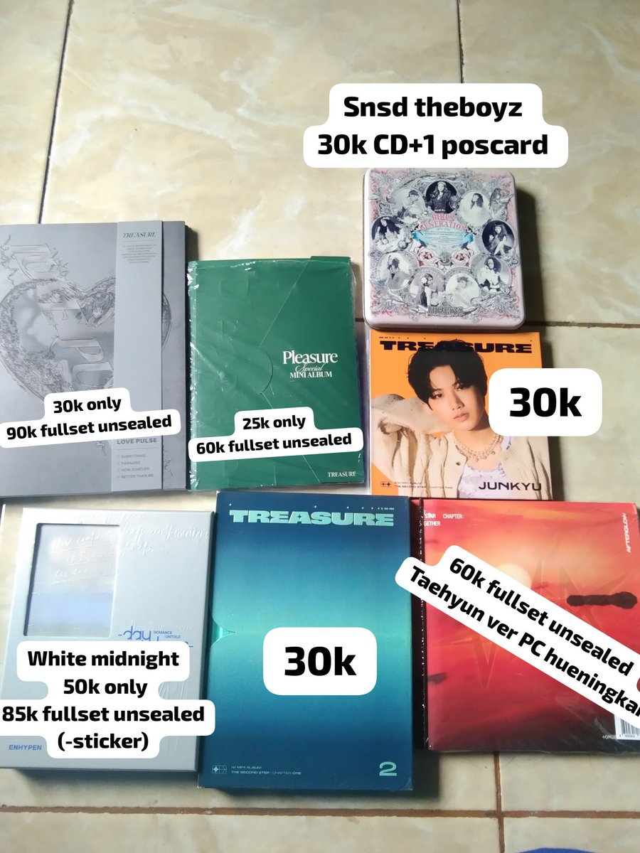 sheychie's tweet image. #wts 🫧Inc all (take banyakan/album beli packing tambahan)
🫧Bisa keep event max 3× nimb