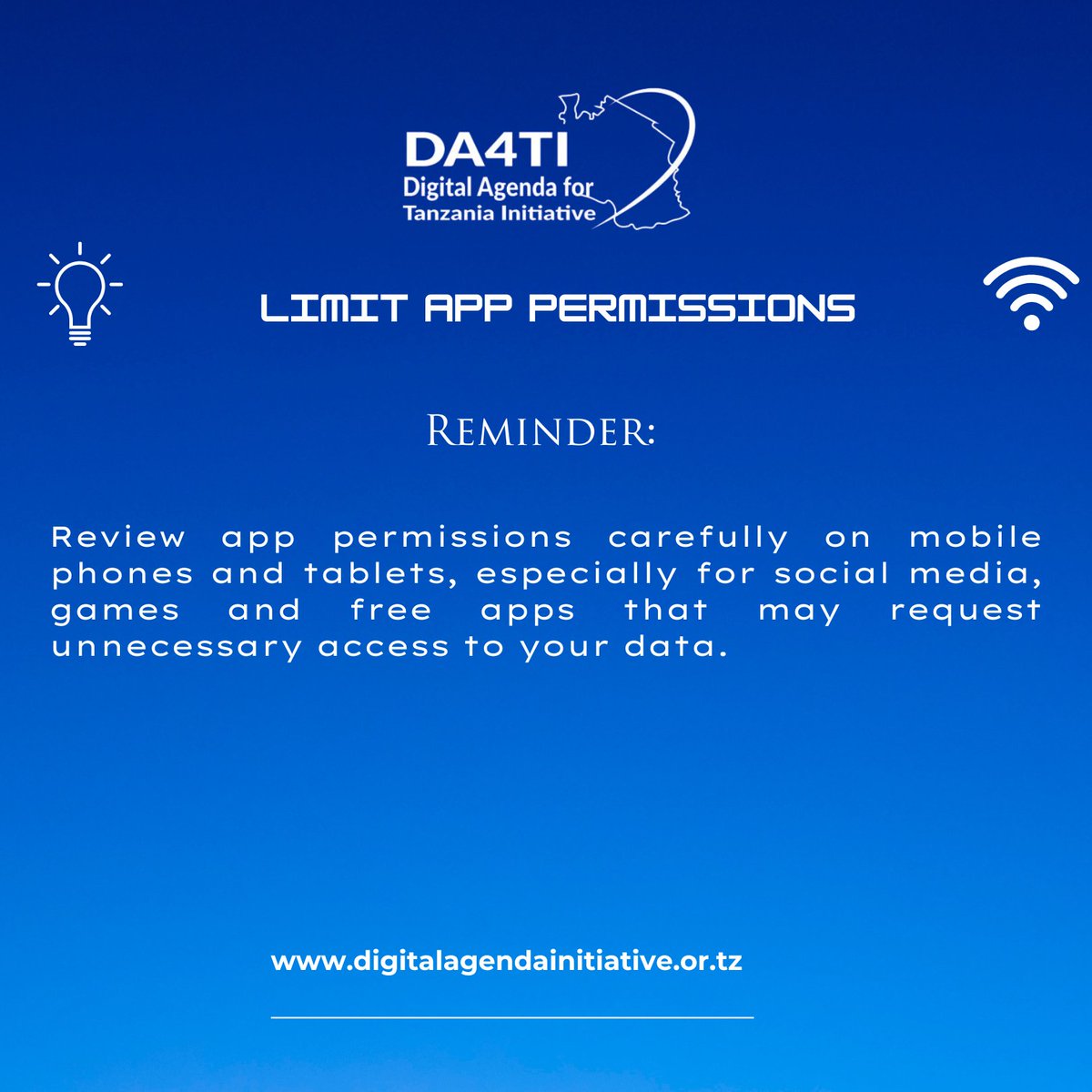 Limit App Permissions.

#DigitalSecurity
#staysafeonline
#StayFocused 
#NewYear2026