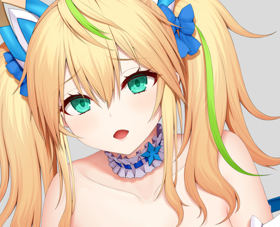 やはり青が似合う。 