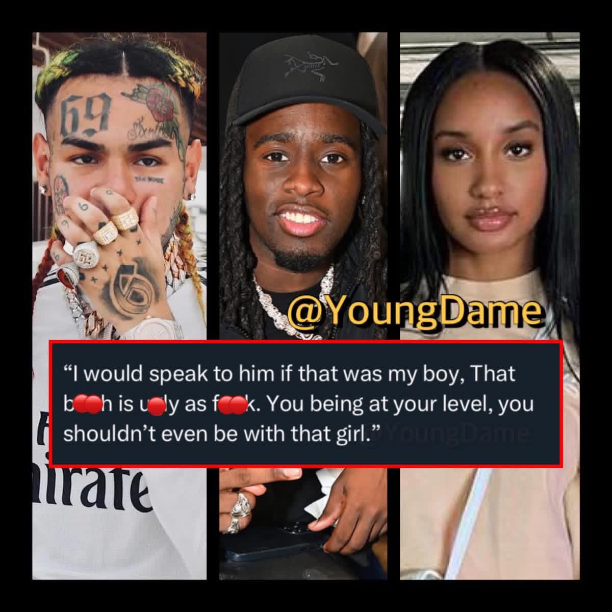 #6ix9ine speaks on #KaiCenat breaking up with #GiGi after she allegedly cheated‼️👀😳