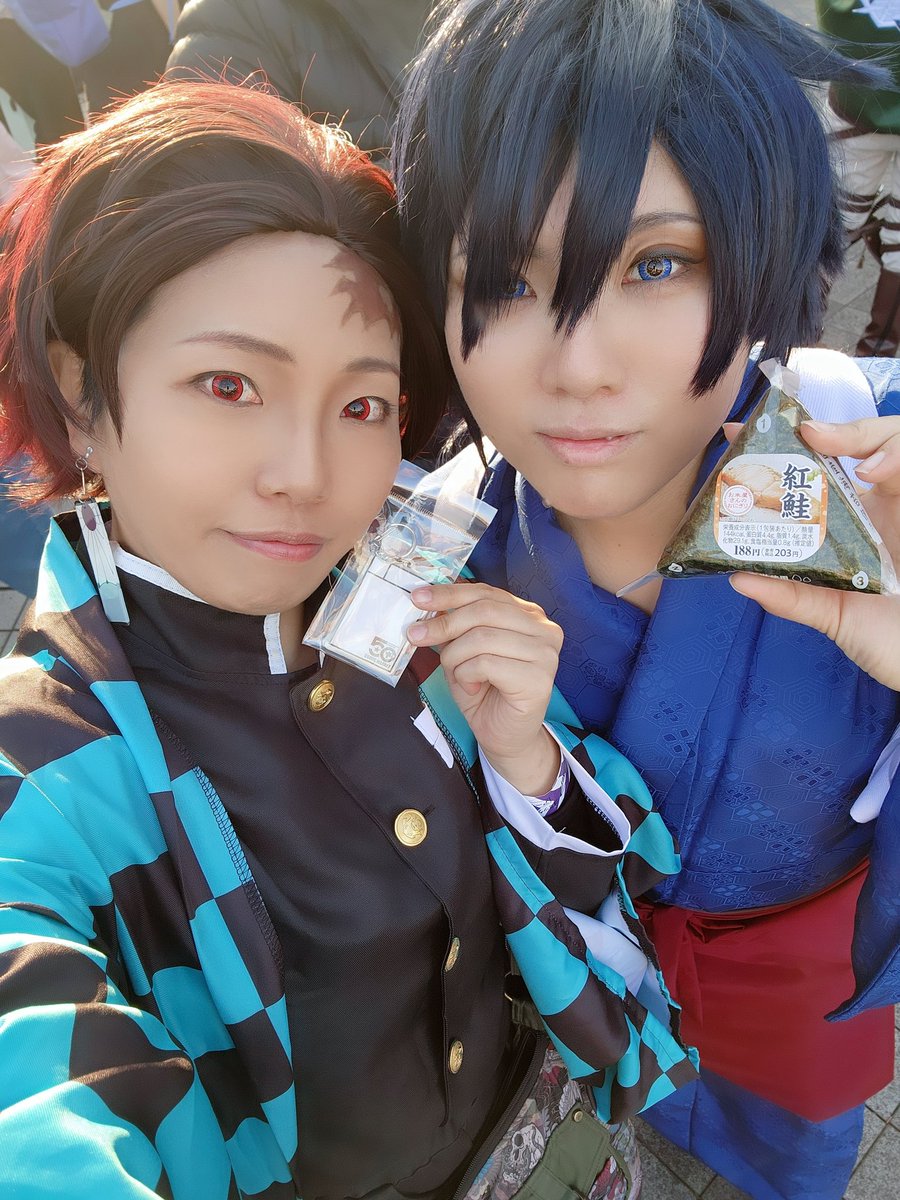 乗せて良いよって義勇さんに言ってもらえたので今日の写真✨
義勇さん→新城さん
炭治郎→海歌さん