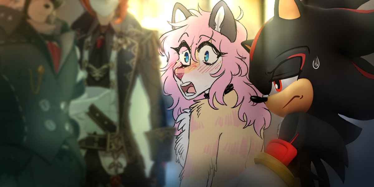 KitCatPanthers's tweet image. Sometimes you  just gotta move on... Sorry Shadow, you may be my child hood crush but  There's more male characters out there I enjoy more- LMAOO