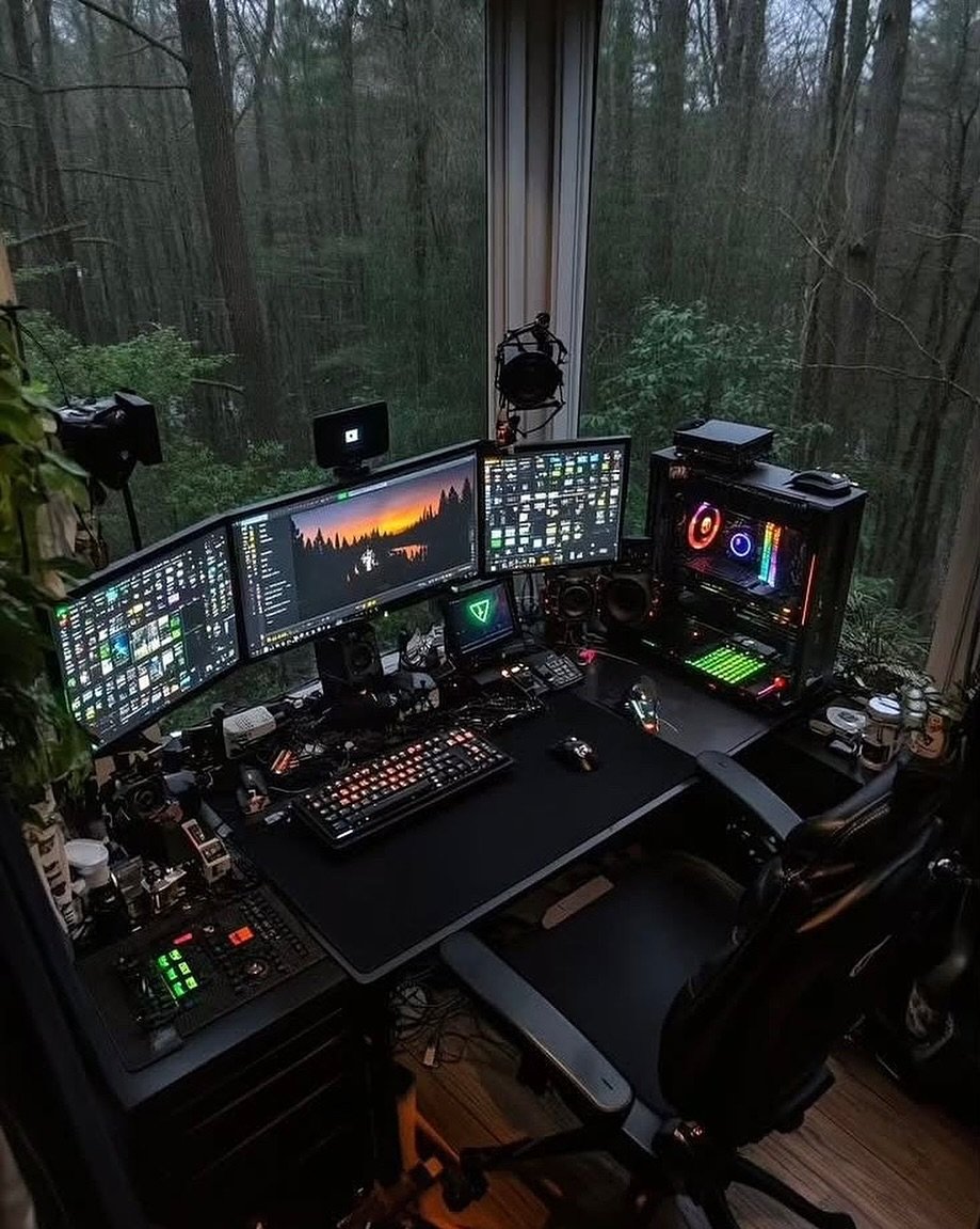 rabbihasan_'s tweet photo. Interesting setup 🤔🖥️ #desksetup https://t.co/ug5f51JCKd